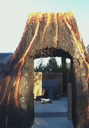 Volcano was made out of 1lb EPS Material