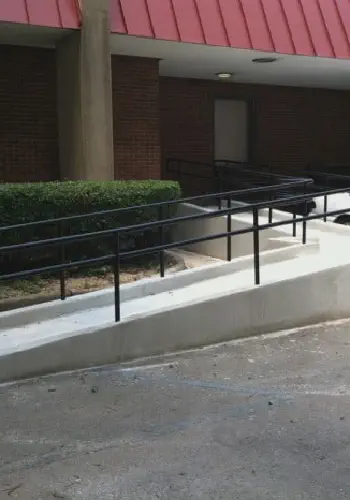 EPS 29 Geofoam for a void fill to create a handicap ramp