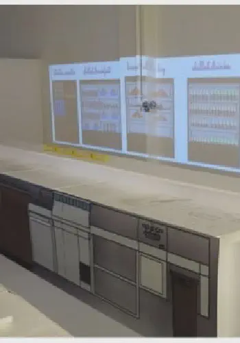 EPS Foam used to construct a Bar prototype design