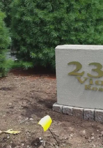 Distinctive Address Marker in Central Valley, NY