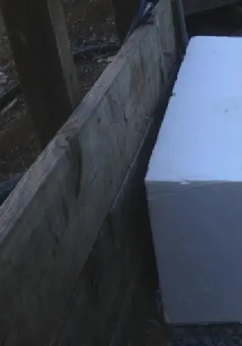 EPS12 Geofoam blocks were used to resolve an engineering problem