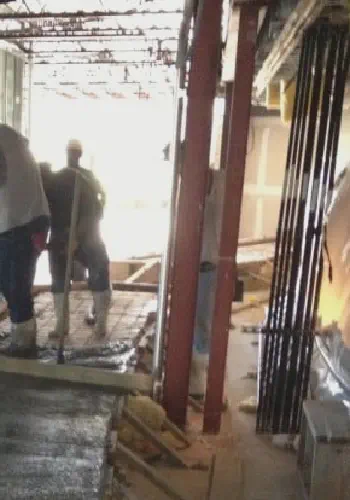 Geofoam block to create raised platforms for seating