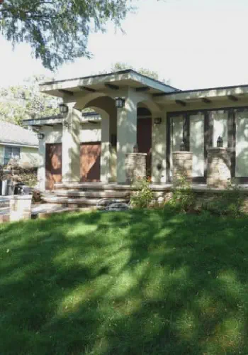 EPS was used to create the corbels under the soffit of this home