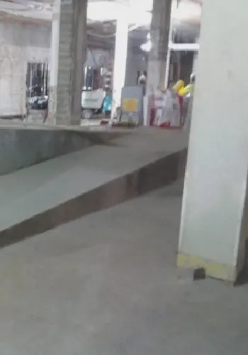 EPS 12 Geofoam used to create the slope, stairways & raised platform on handicap ramps