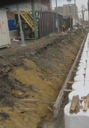 Secant pile foundation system