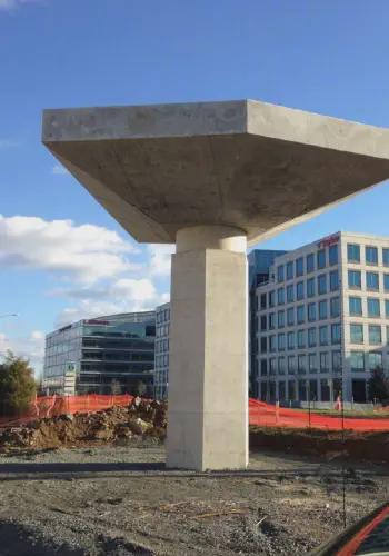 How do you form complex concrete shapes economically?