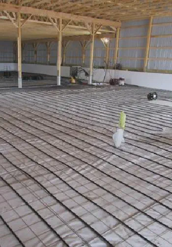Economical insulation for radiant floors
