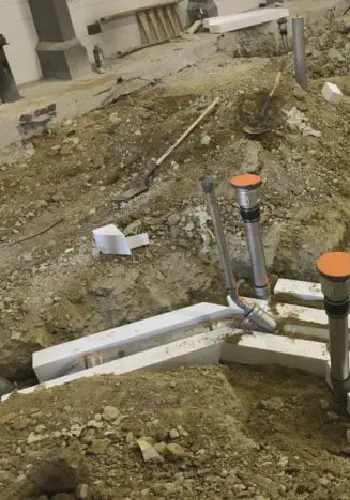 EPS Foam used to protect underground utility lines