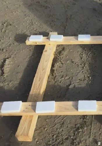 EPS Foam Panel used as cushioning for heavy precast concrete panels