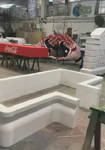 Economical way to create complex concrete forms