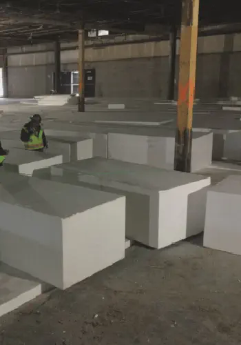 EPS 12 Geofoam Lightweight Void Fill used in Valley Fair Mall