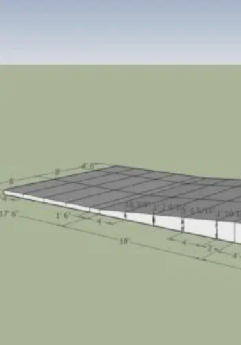 EPS15 Geofoam to shape the bottom of the pool
