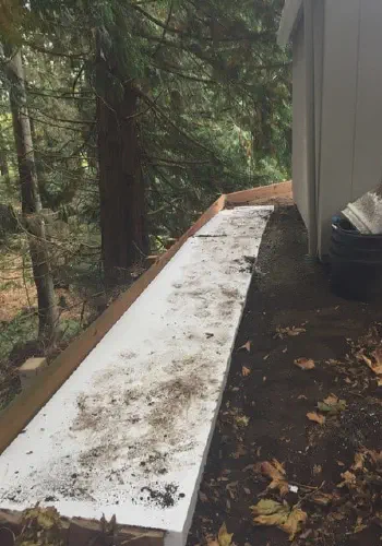 DIY Retaining Wall with Geofoam