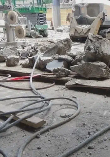 Expanded Polystyrene used in Concrete Structure Demolition