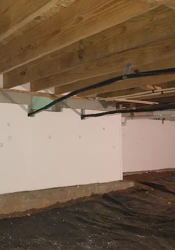 0.9 lb. EPS Sheets Used for Crawl Space Insulation