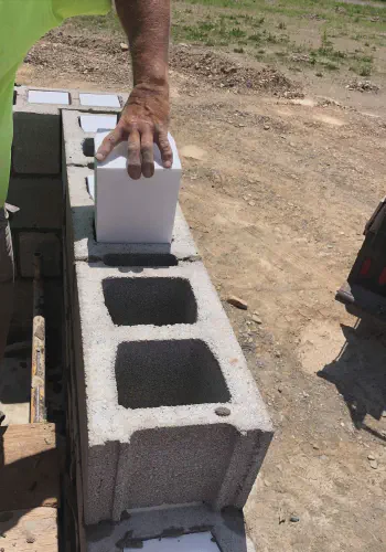 Cinder Block Insulation Blocks