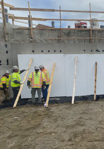 Elastic Inclusion for New Bridge Construction