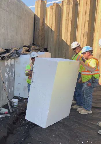 Elasticized Polystyrene Used in Bridge Construction