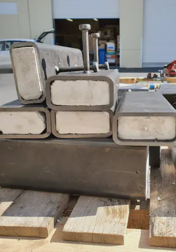 EPS Block Outs Pre-Inserted for Steel Tubes