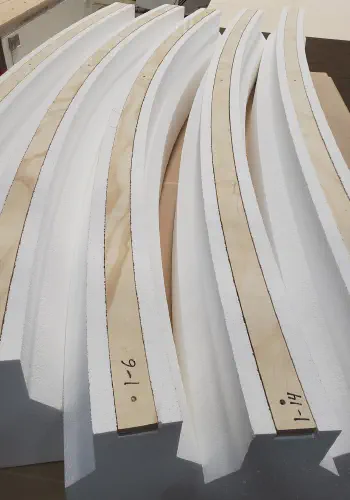 Curved Trench Drain Forms